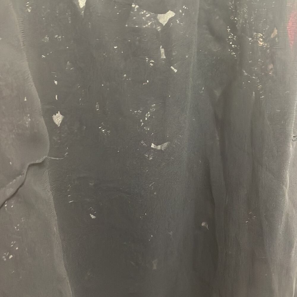 Purple Snow Black Lace Overlay Blouse Medium - Picture 10 of 11